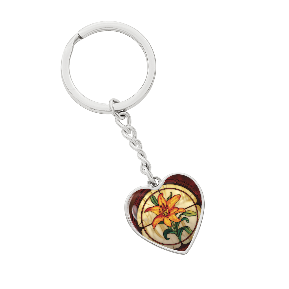 Tiger Lily Keychain