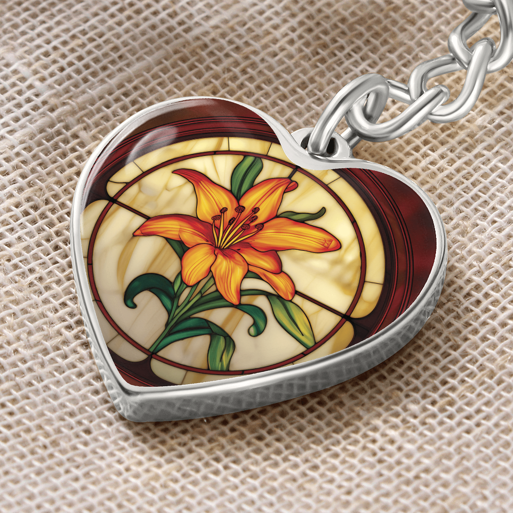 Tiger Lily Keychain