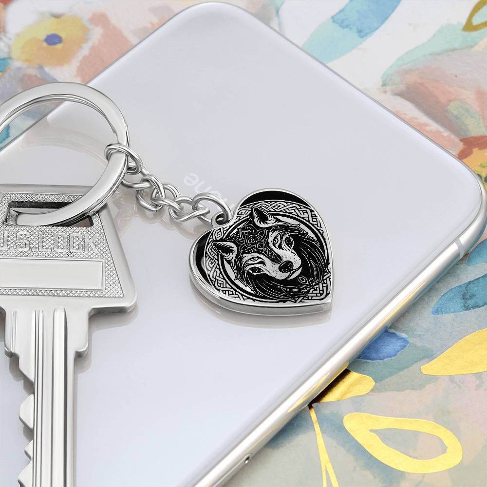 Wolf Keychain