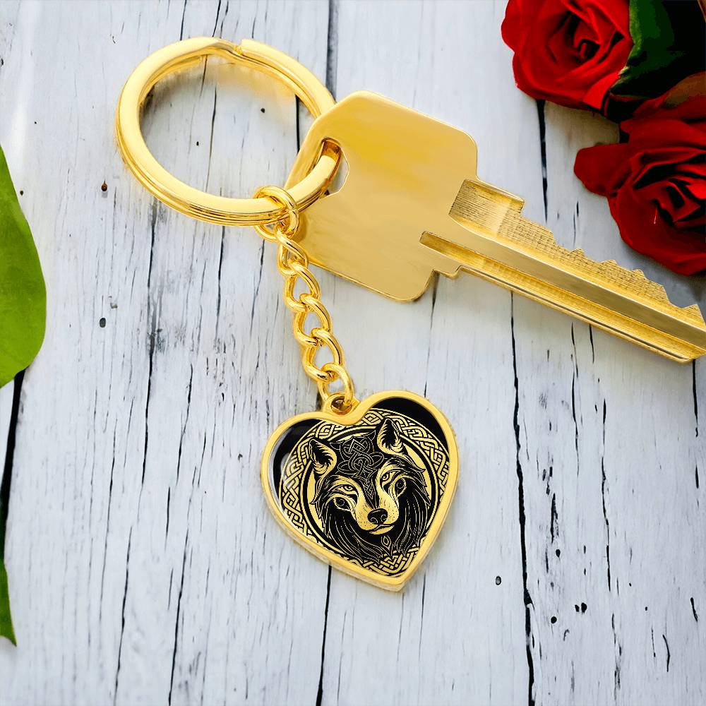 Wolf Keychain