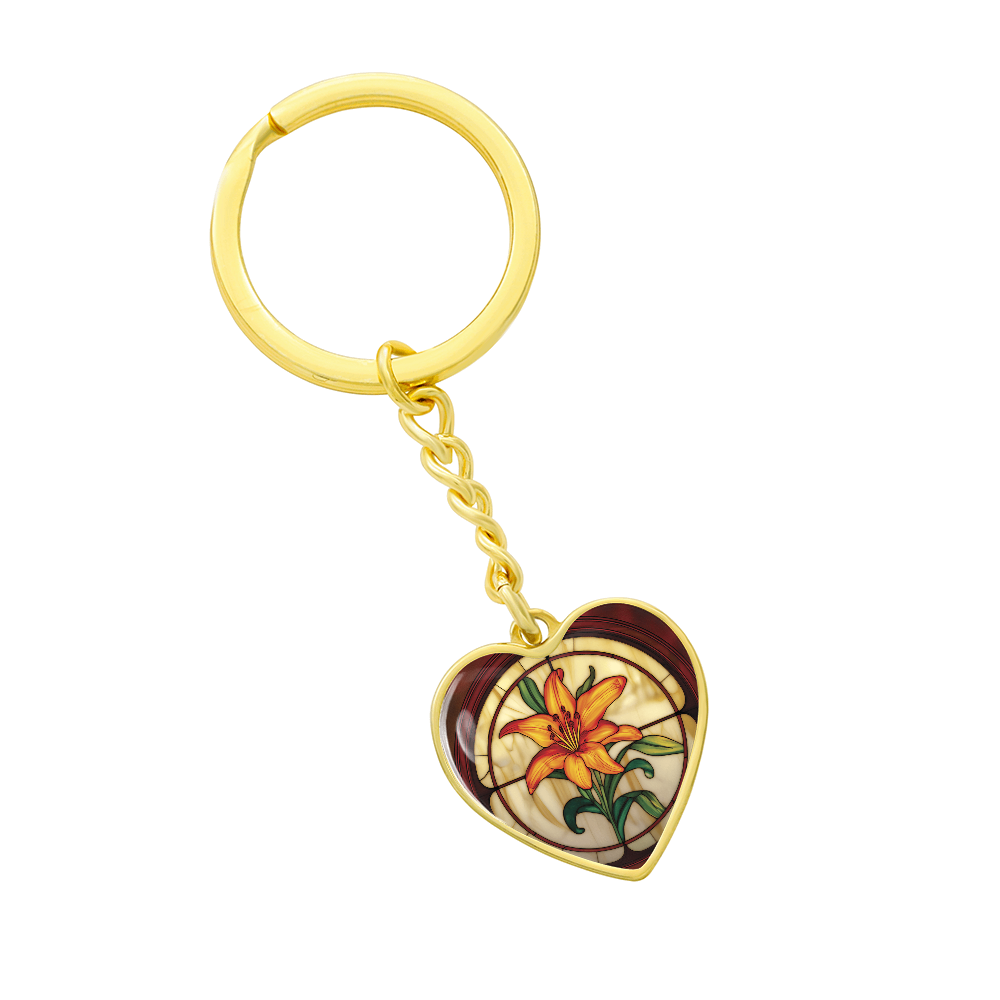 Tiger Lily Keychain