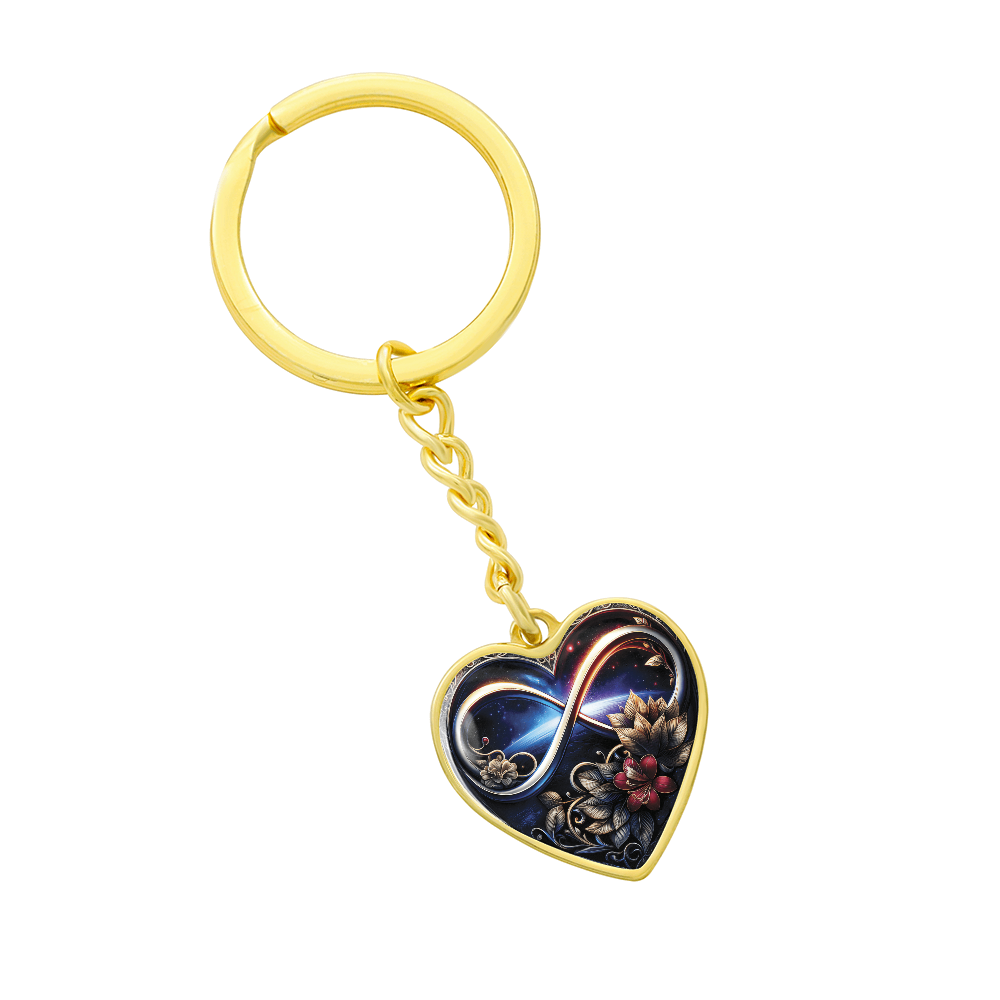 Infinity Honeysuckle Keychain