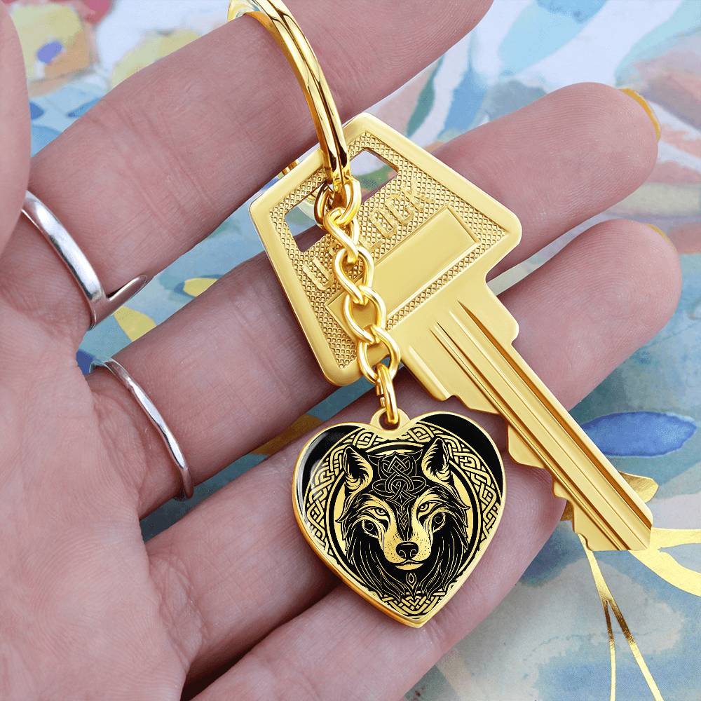 Wolf Keychain