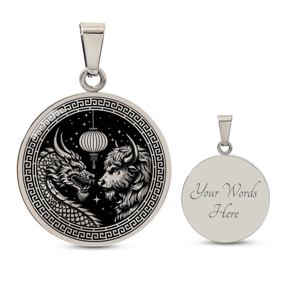 Bull and Dragon Necklace