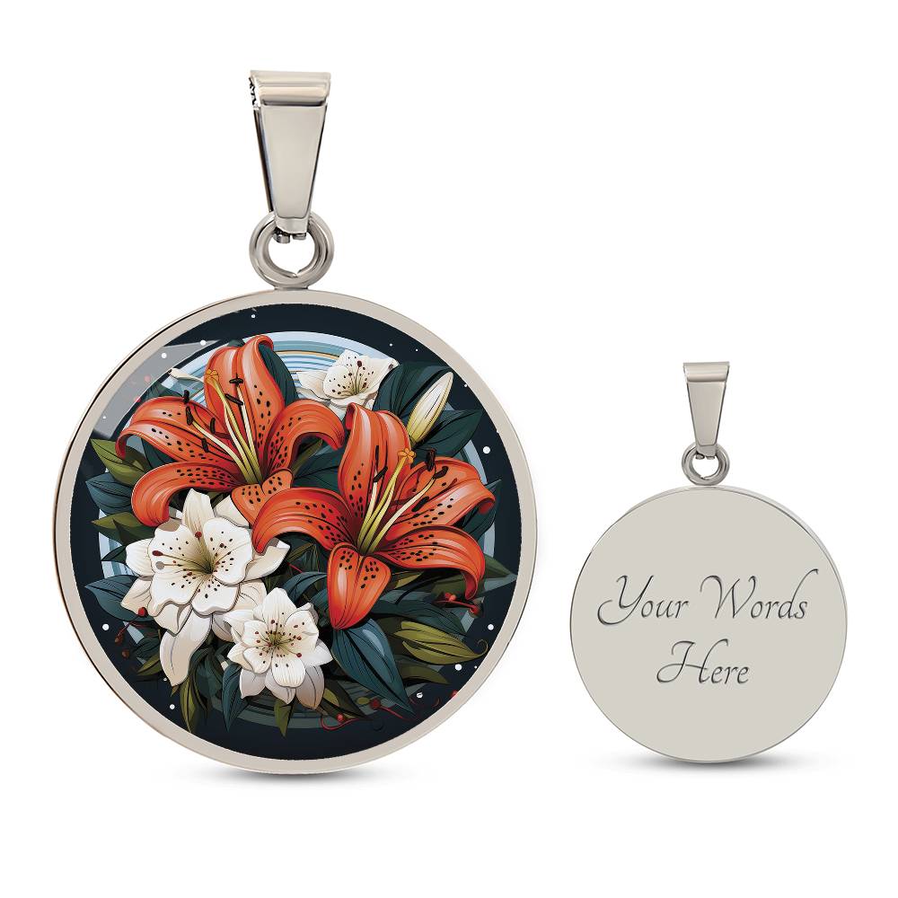 Tiger Lily Necklace