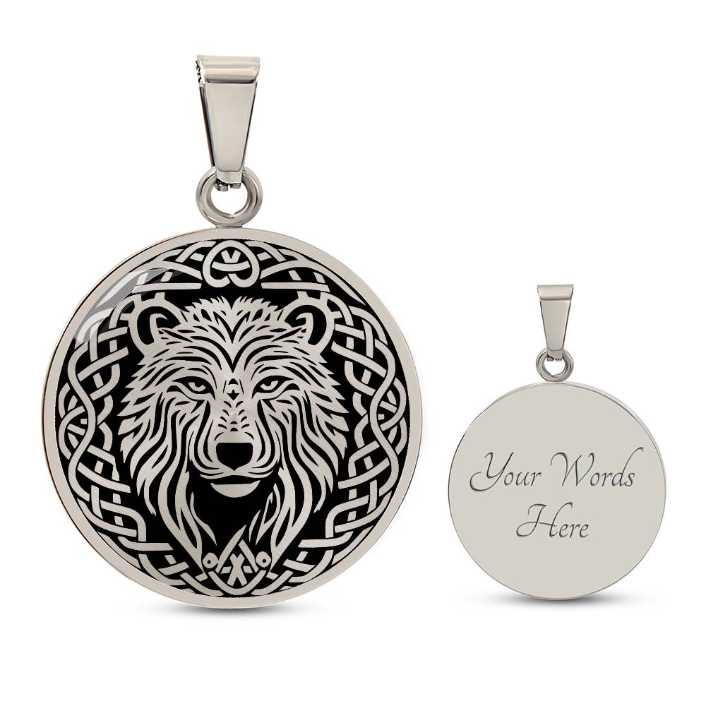 Celtic Bear Necklace