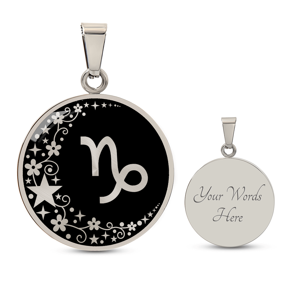 Capricorn Zodiac Necklace