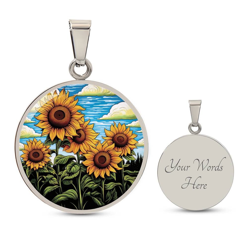 Sunflower Necklace