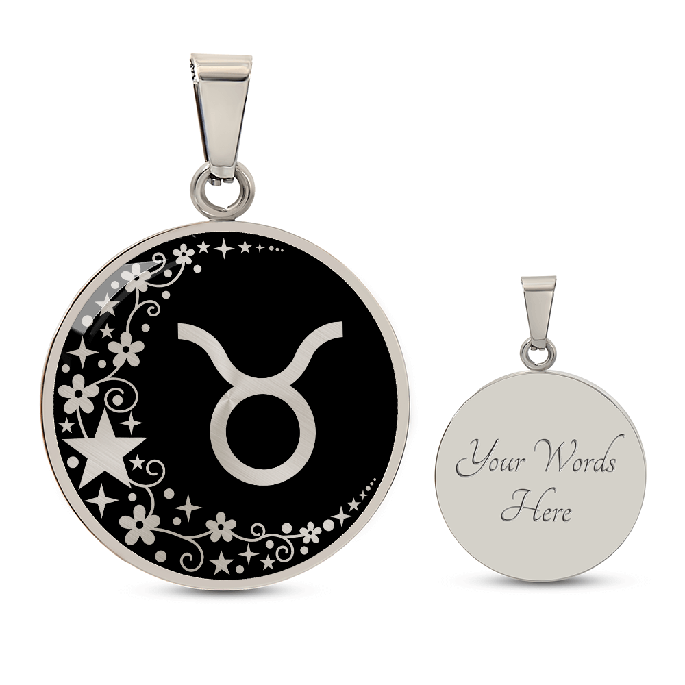 Taurus Zodiac Pendant Necklace