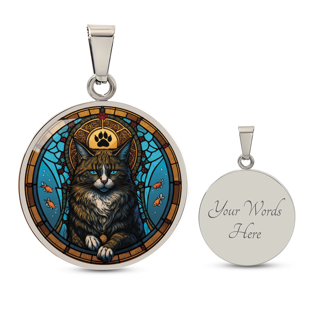 Cat Pendant Necklace - Vietnamese Zodiac Jewelry