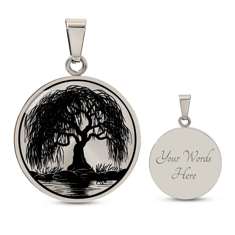 Weeping Willow high quality Necklace & Earrings Set