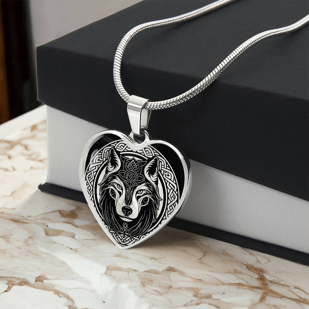 Celtic Wolf Necklace
