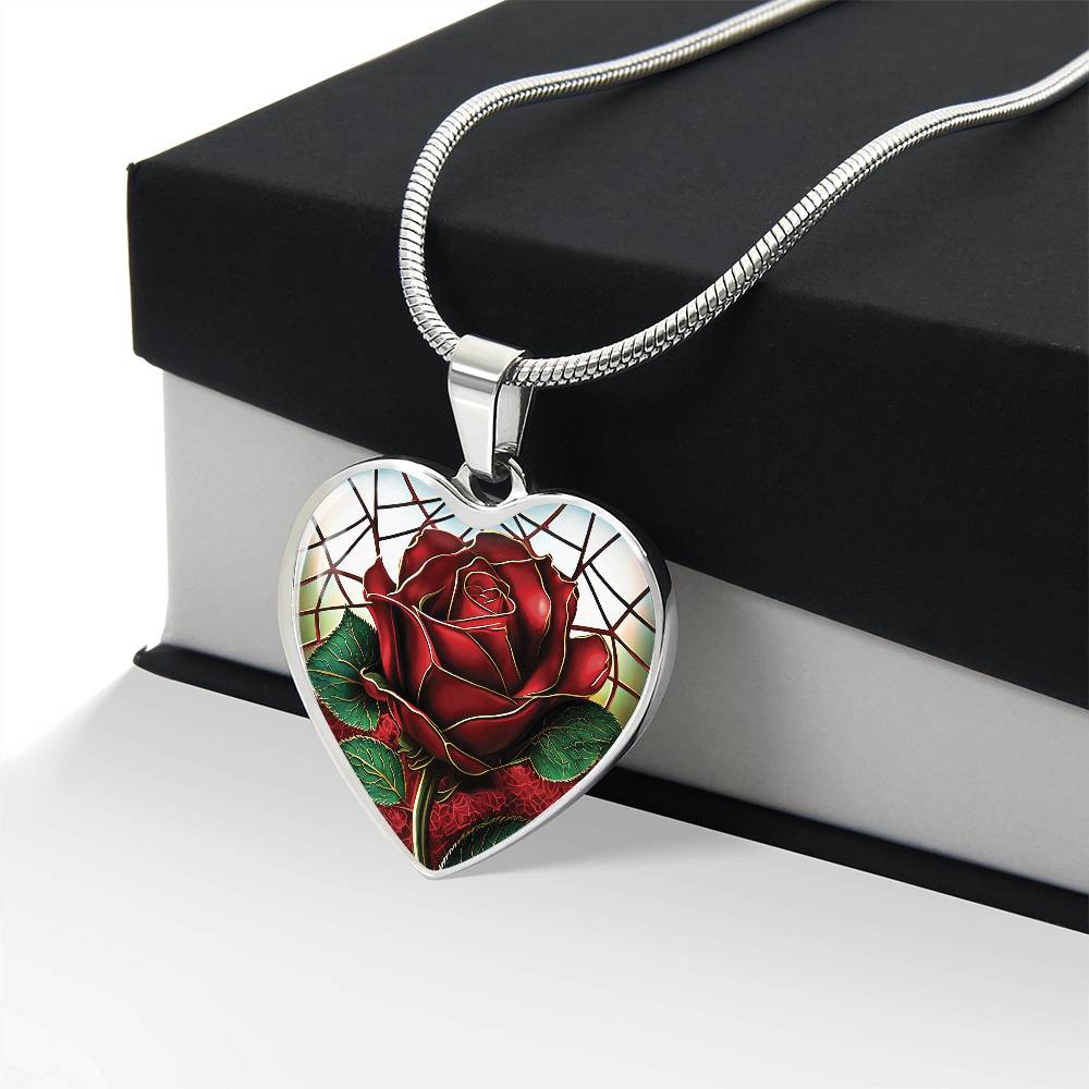 Rose Birth Flower Necklace