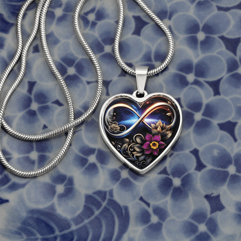Infinity Daffodil Necklace