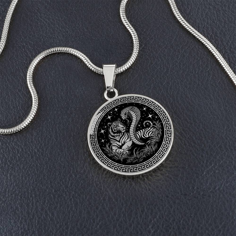Year of The Snake & Tiger Necklace