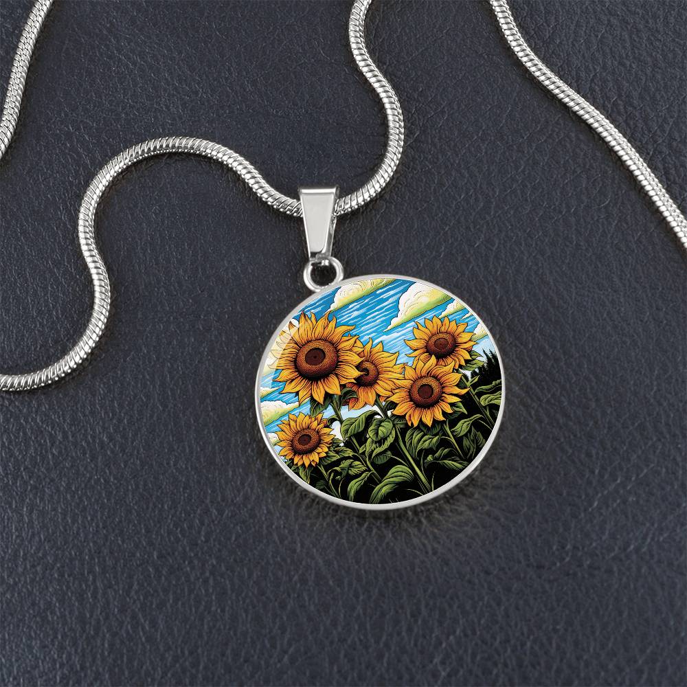 Sunflower Necklace