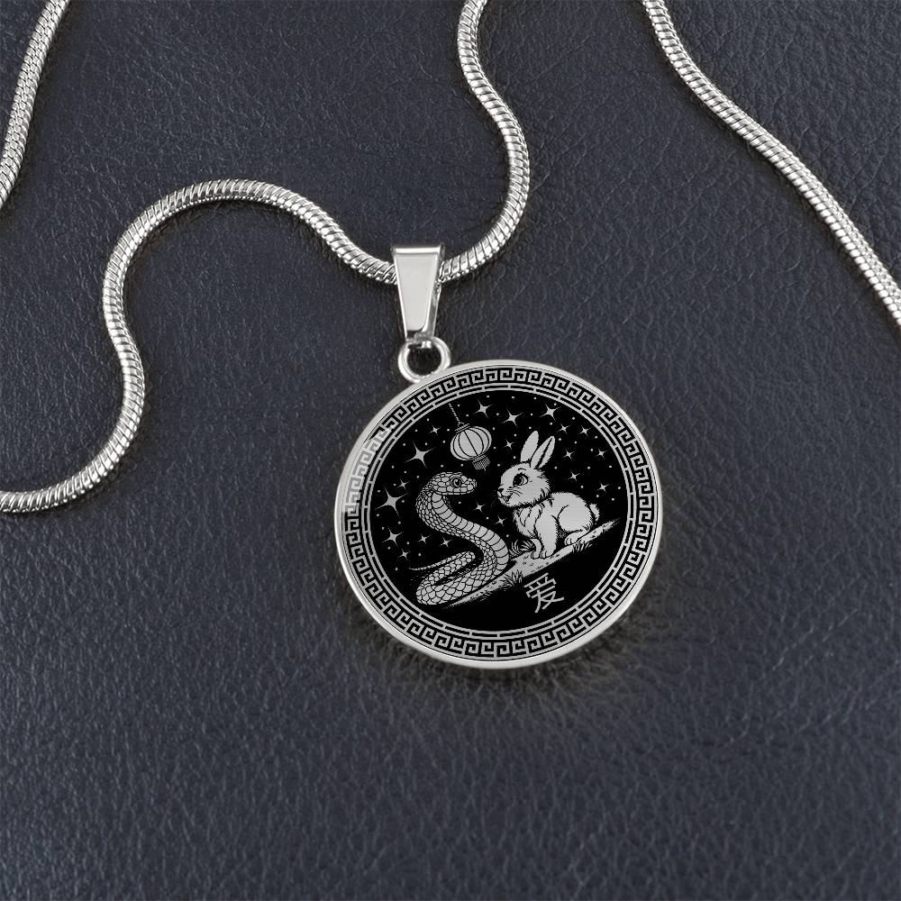 Rabbit and Snake Necklace