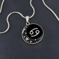 Cancer Zodiac Pendant Necklace