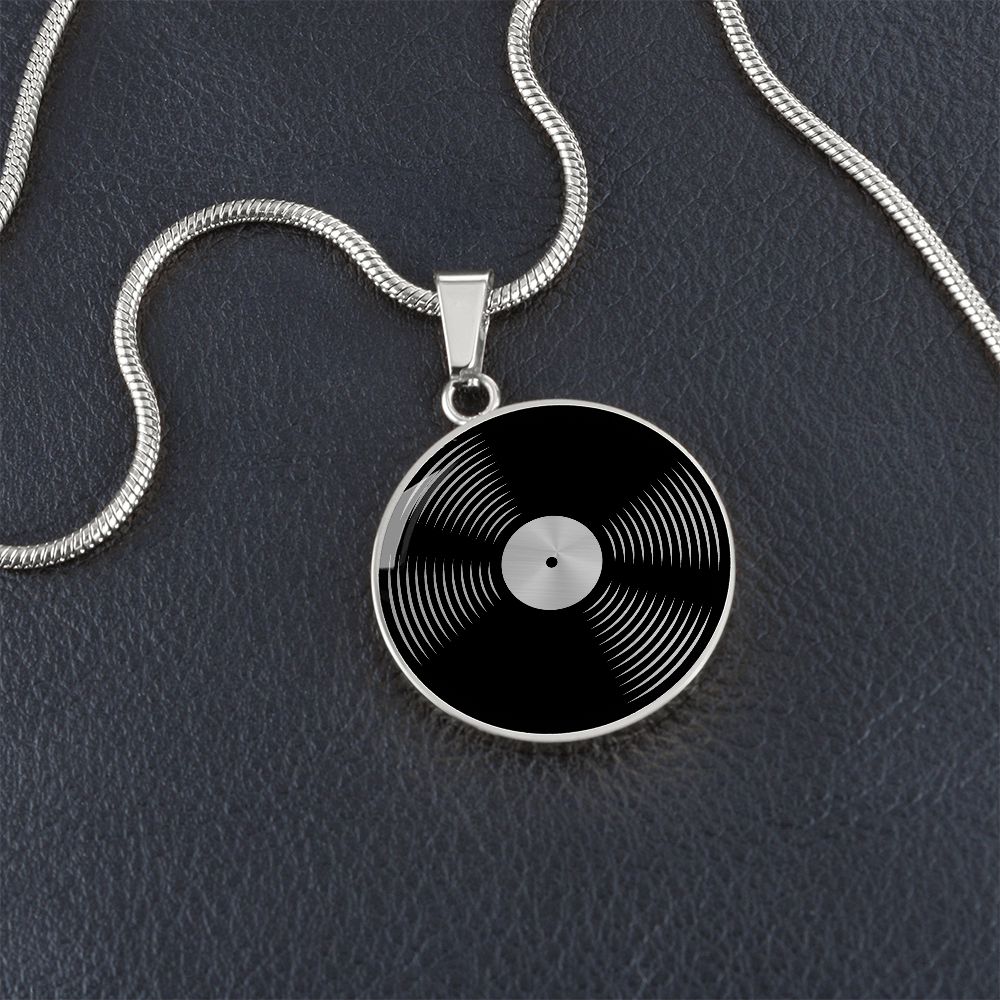 Custom Vinyl Record Necklace