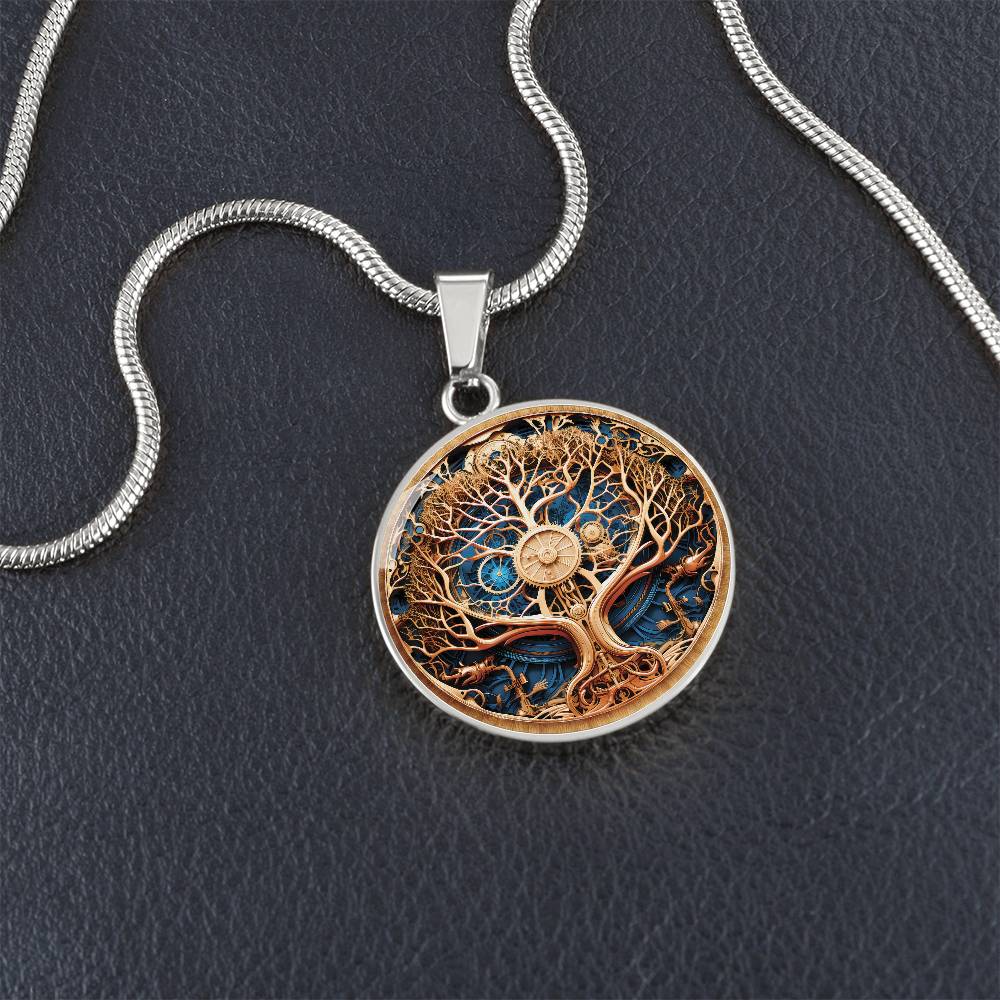 Steampunk Tree of Life Necklace