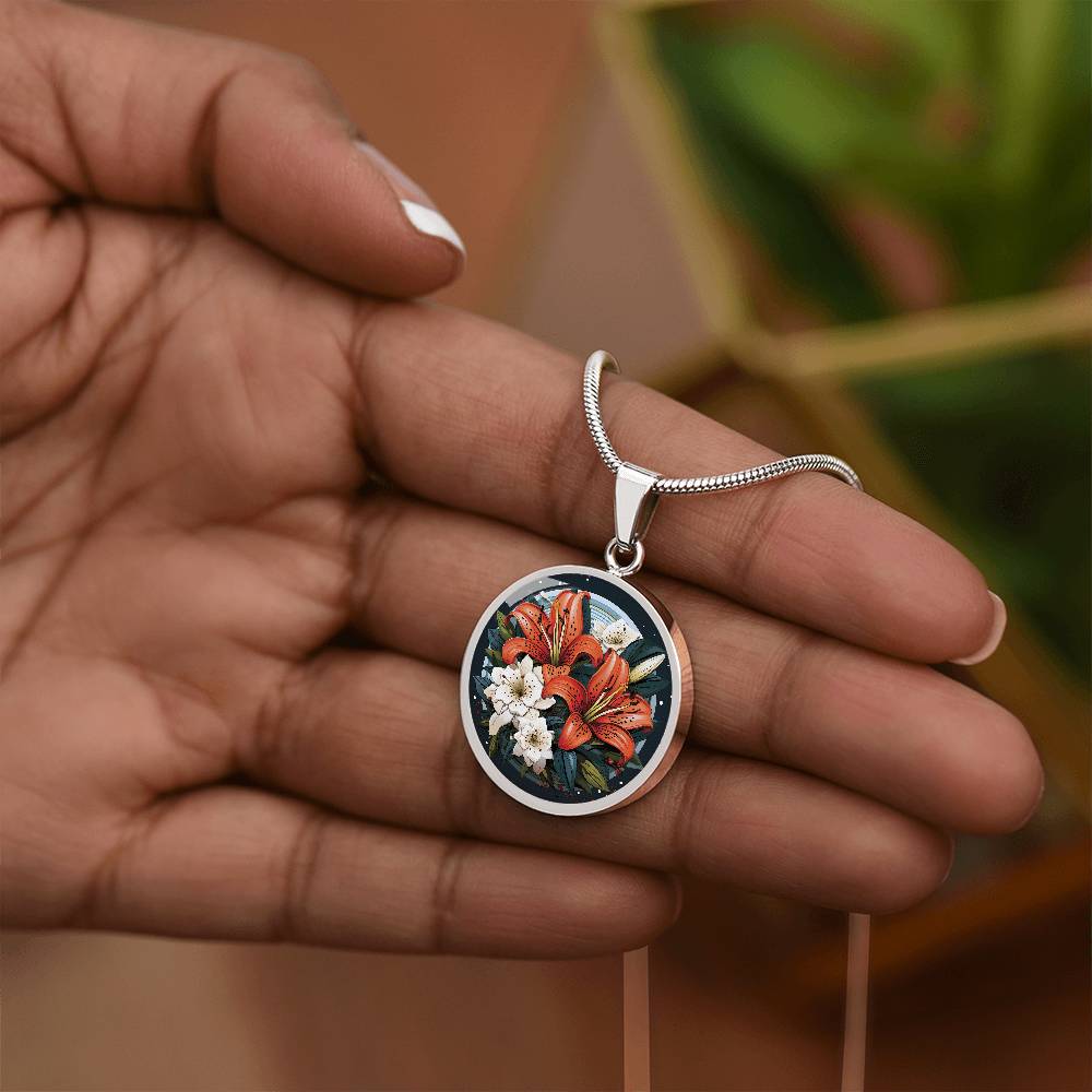 Tiger Lily Necklace