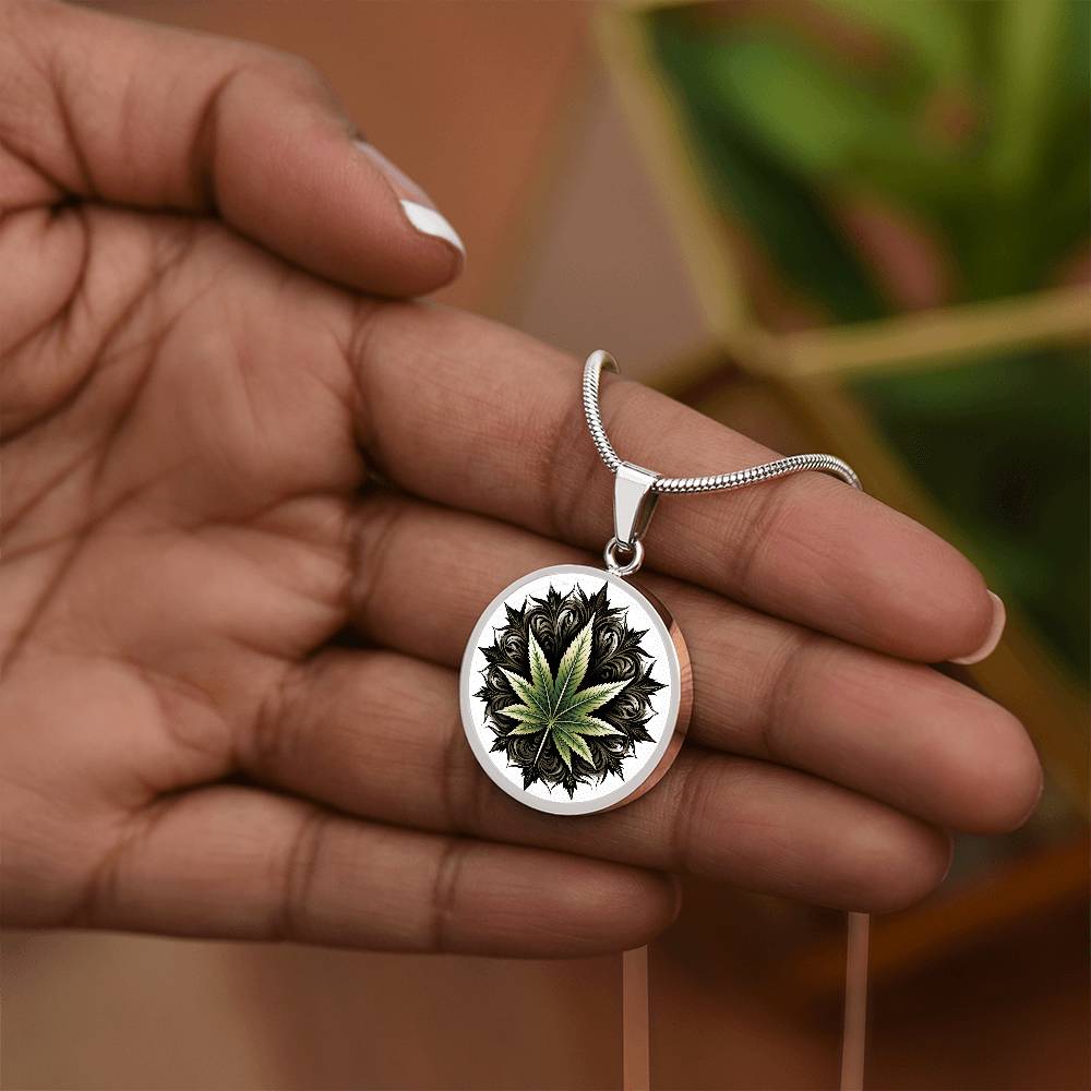 Marijuana Leaf Necklace