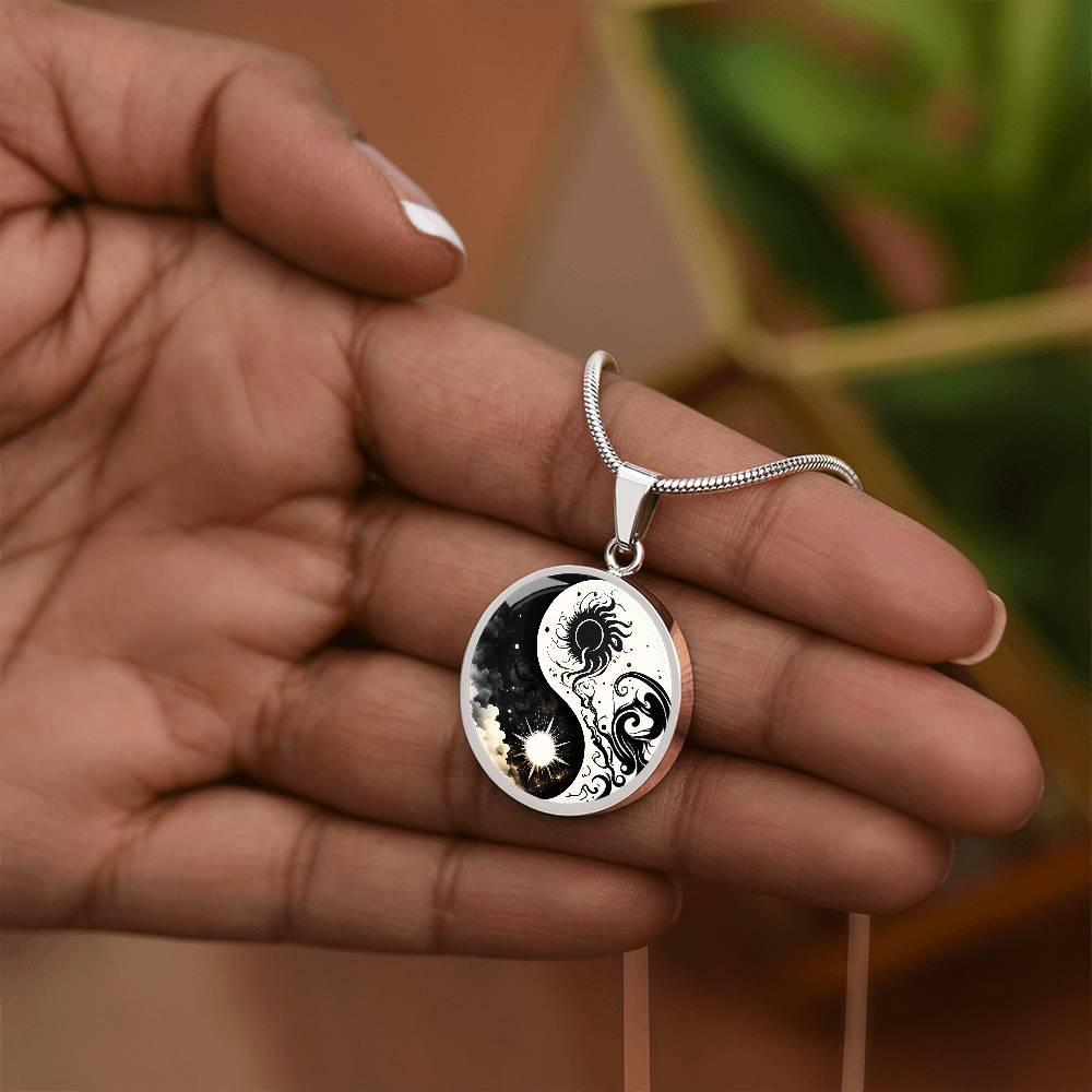 Sun and Moon Necklace