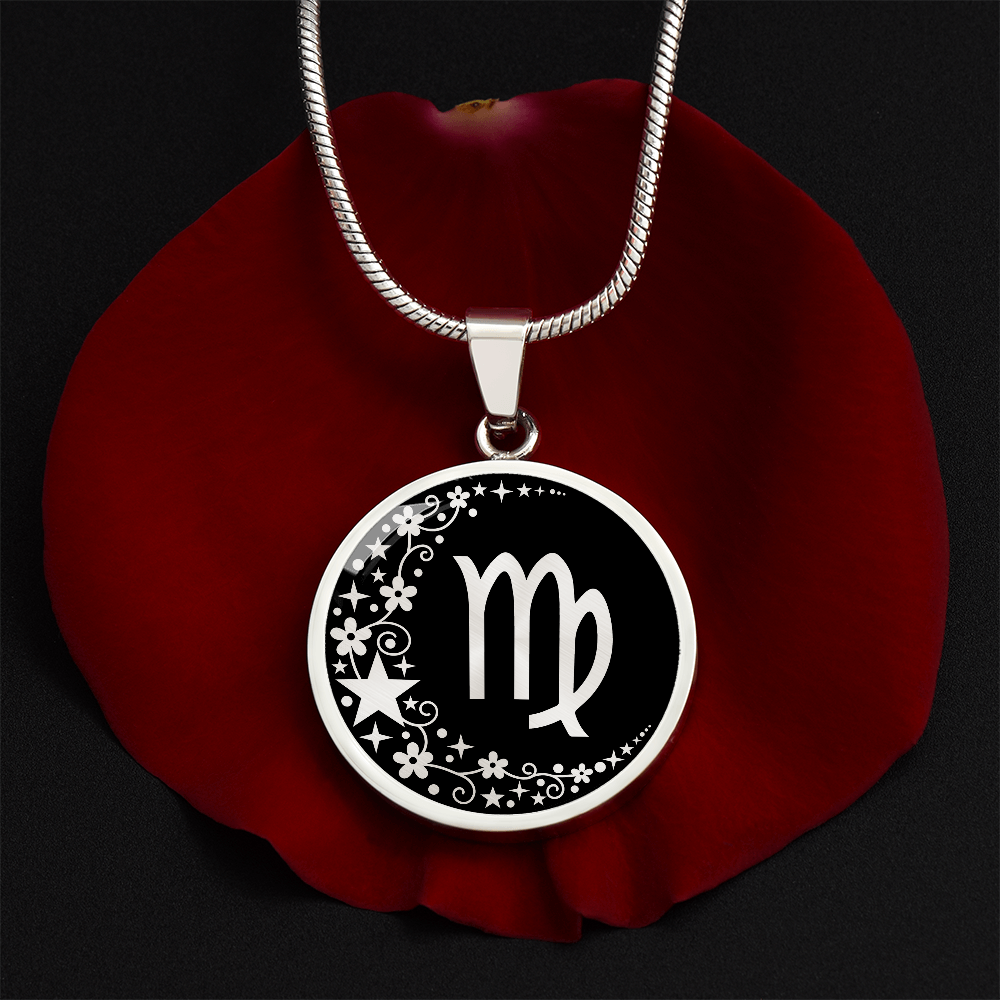 Virgo Zodiac Pendant Necklace