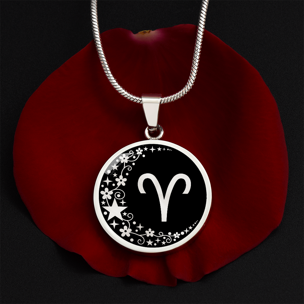 Aries Zodiac Pendant Necklace
