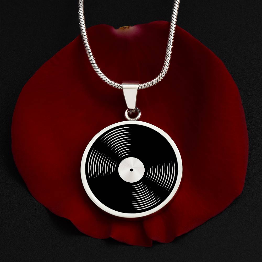 Custom Vinyl Record Necklace