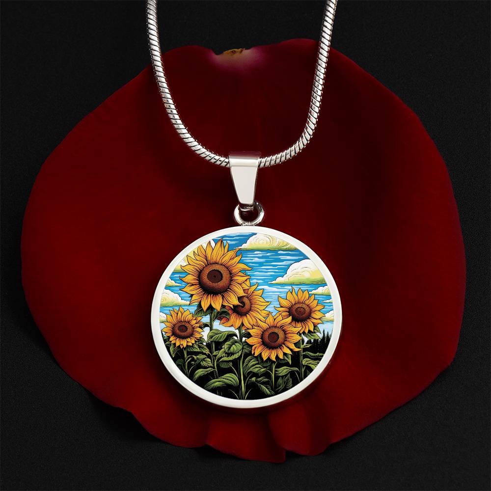 Sunflower Necklace