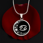 Cancer Zodiac Pendant Necklace
