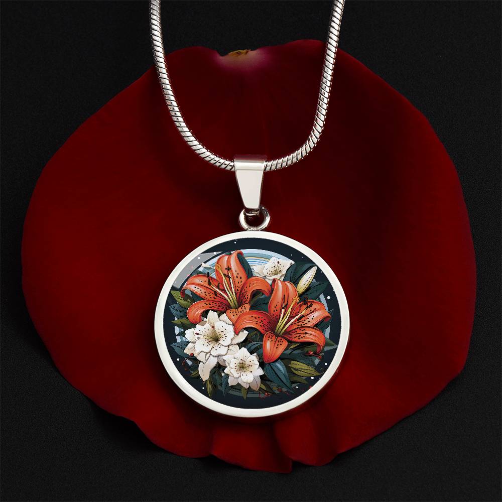 Tiger Lily Necklace
