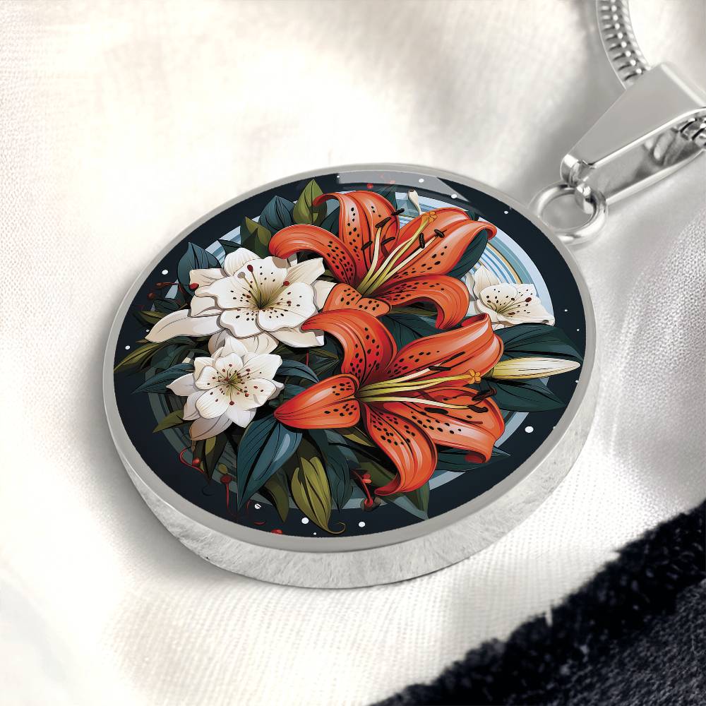 Tiger Lily Necklace