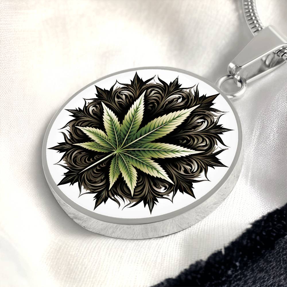 Marijuana Leaf Necklace