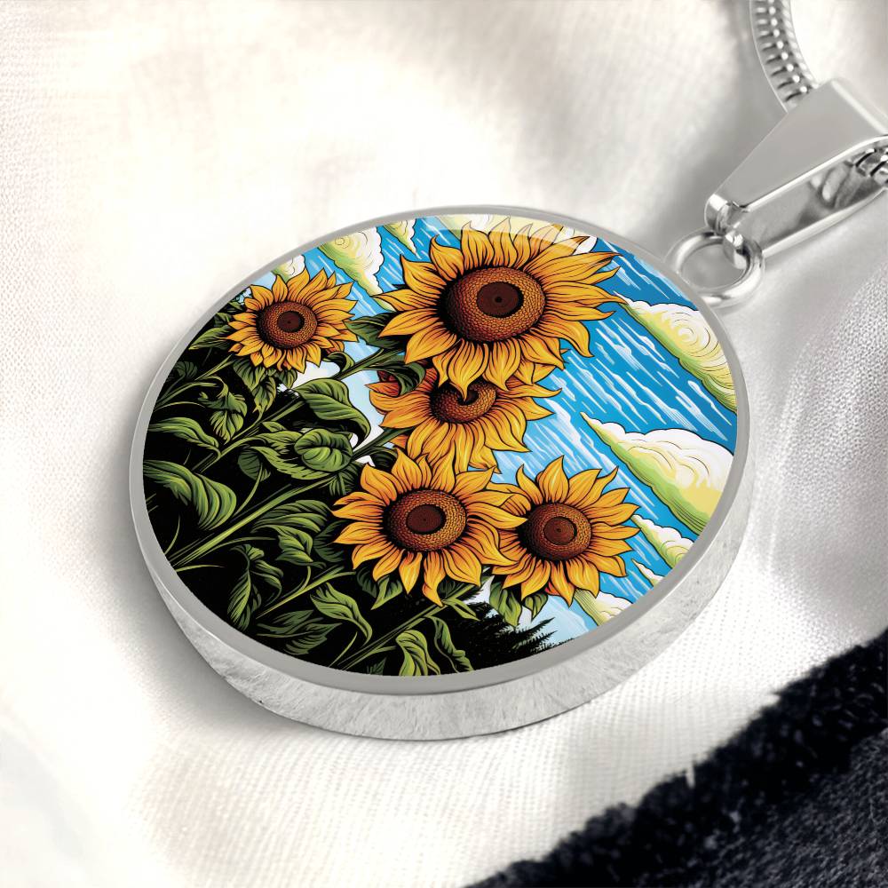 Sunflower Necklace