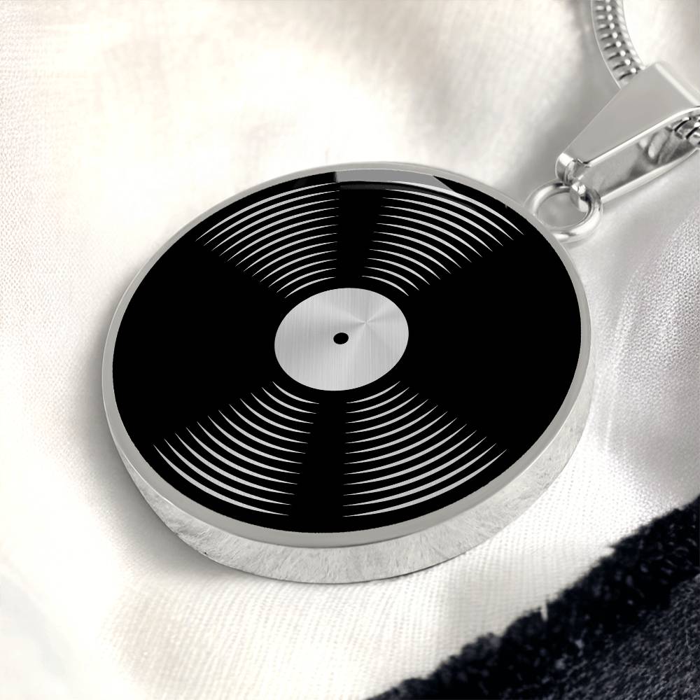 Custom Vinyl Record Necklace