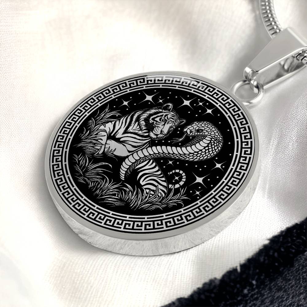 Year of The Snake & Tiger Necklace