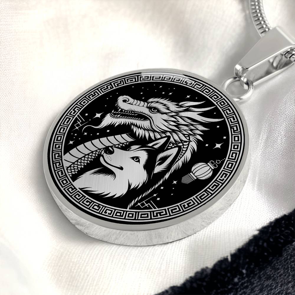 Dragon & Dog Necklace