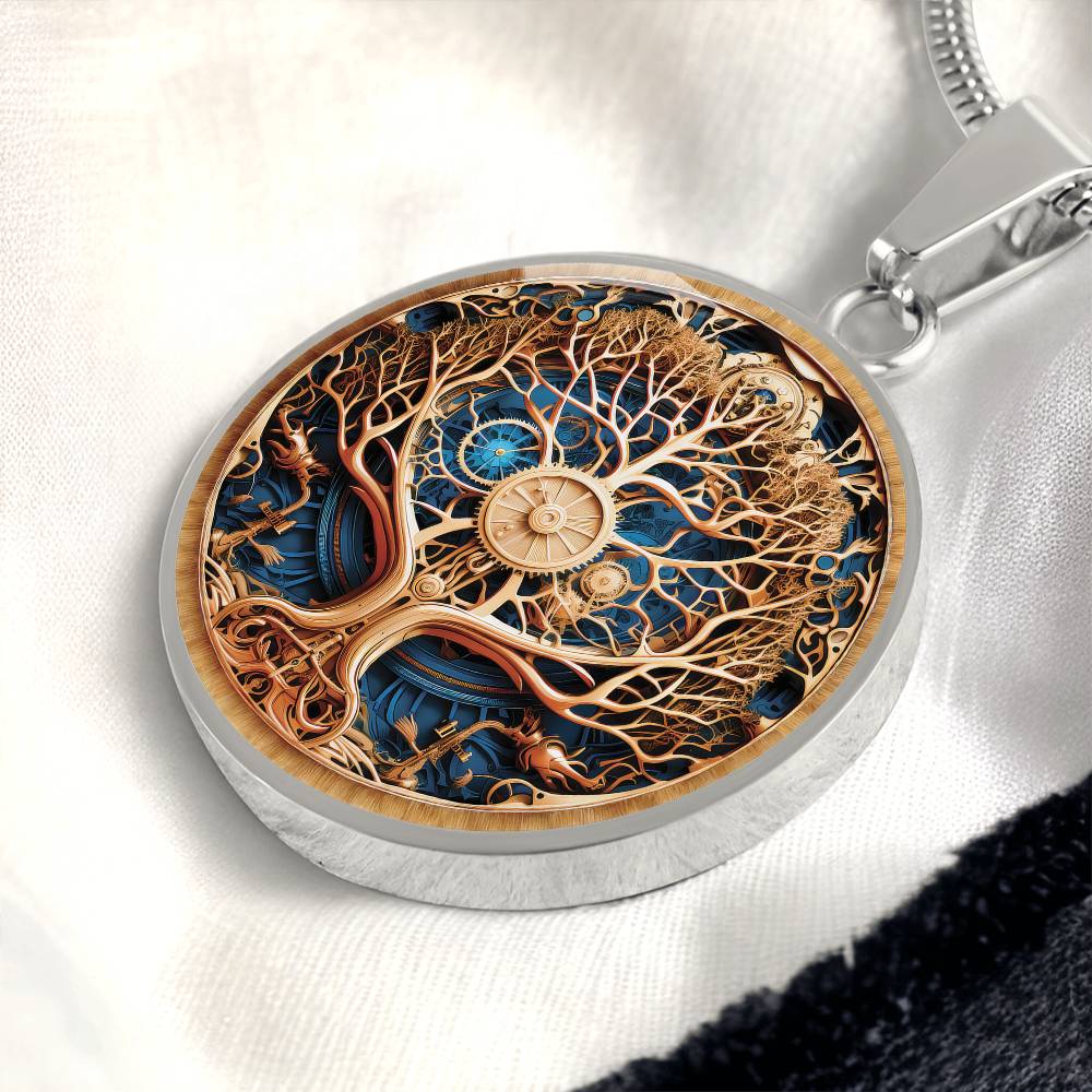 Steampunk Tree of Life Necklace