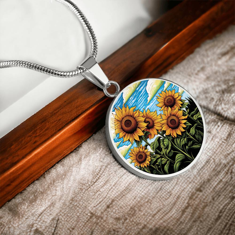 Sunflower Necklace