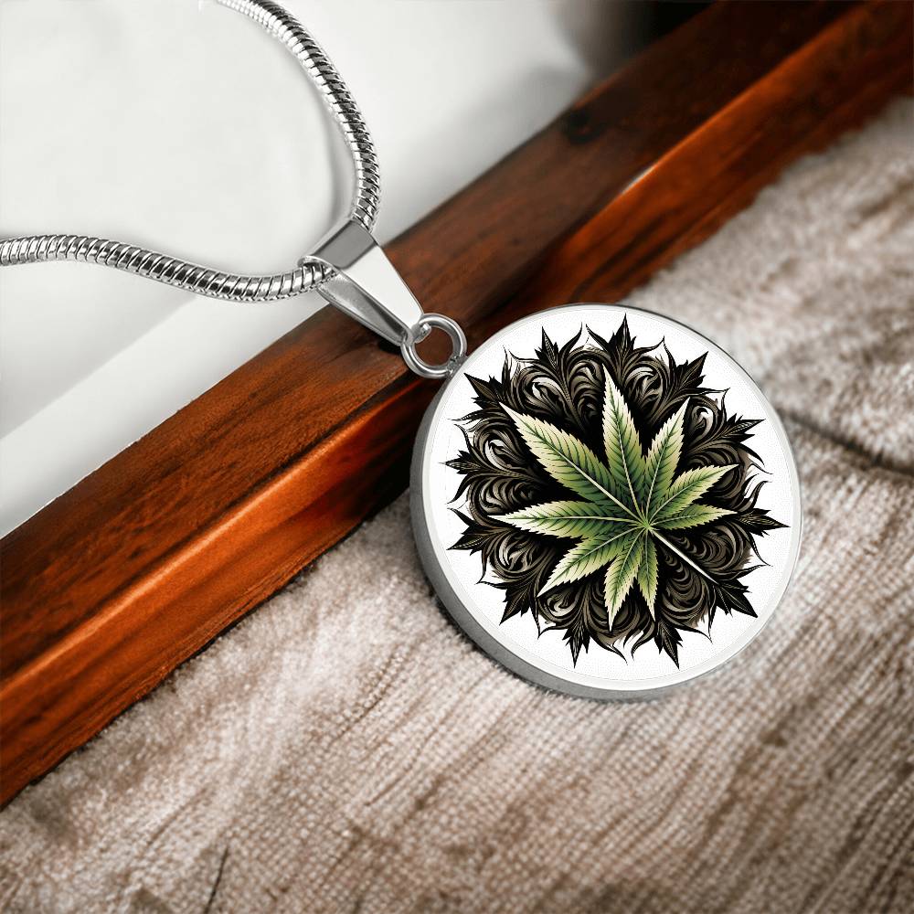 Marijuana Leaf Necklace