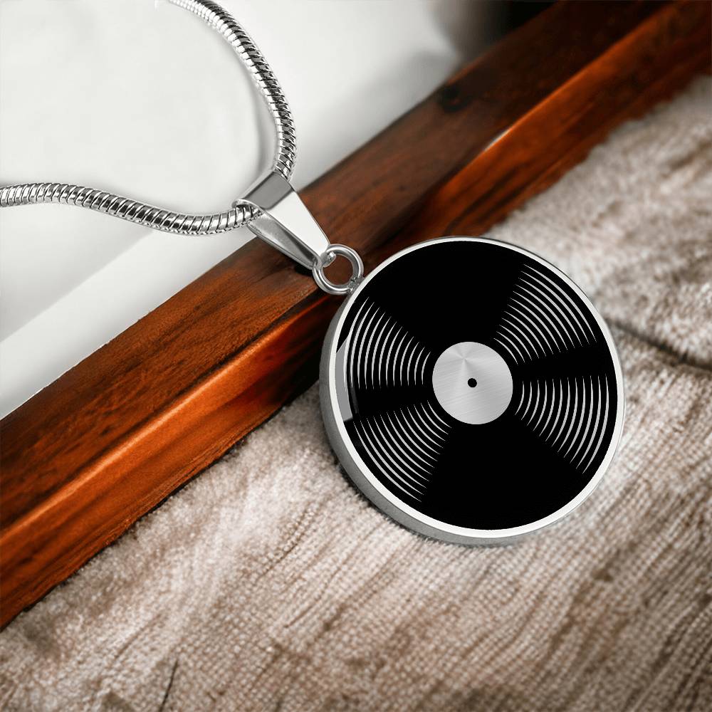 Custom Vinyl Record Necklace