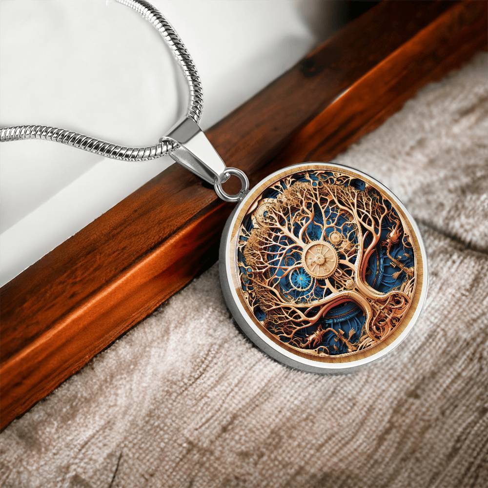 Steampunk Tree of Life Necklace