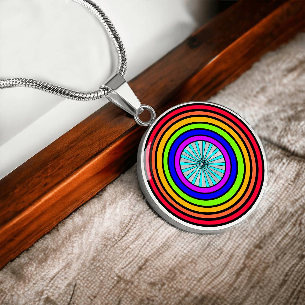 Silver Rainbow Necklace