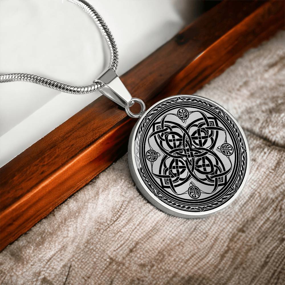 Stainless Steel Witches Knot Necklace