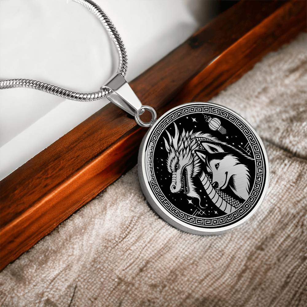 Dragon & Dog Necklace
