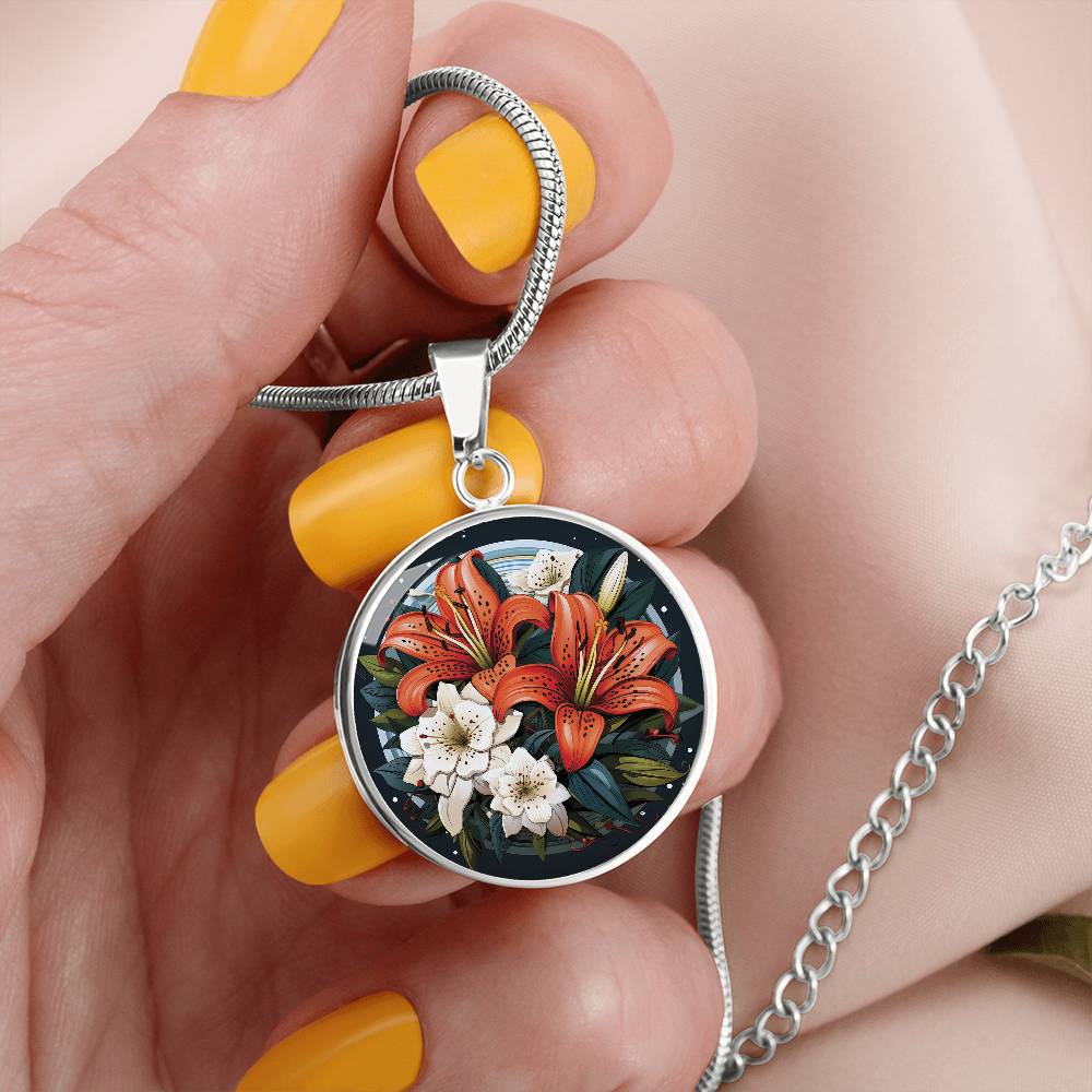 Tiger Lily Necklace