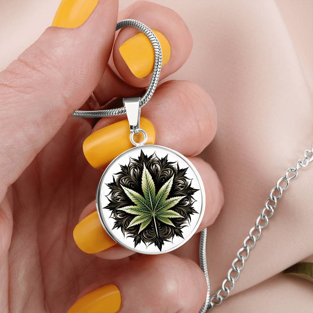 Marijuana Leaf Necklace