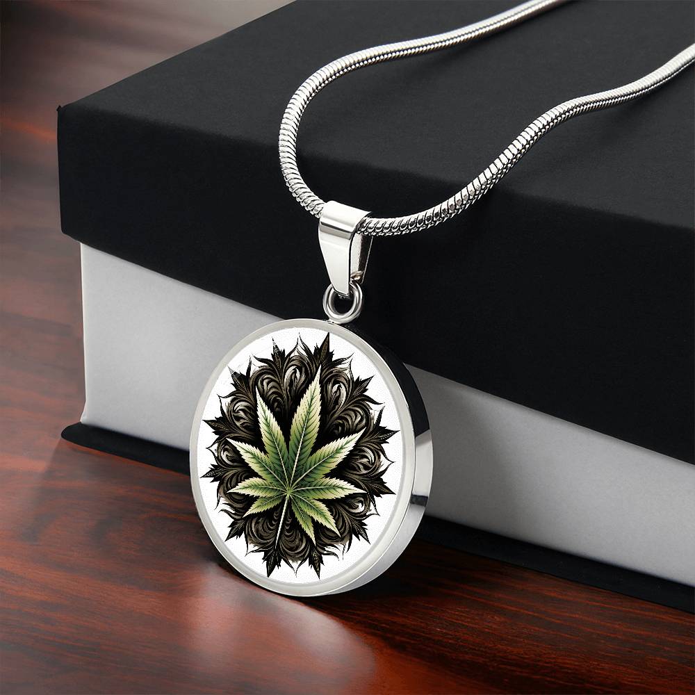 Marijuana Leaf Necklace